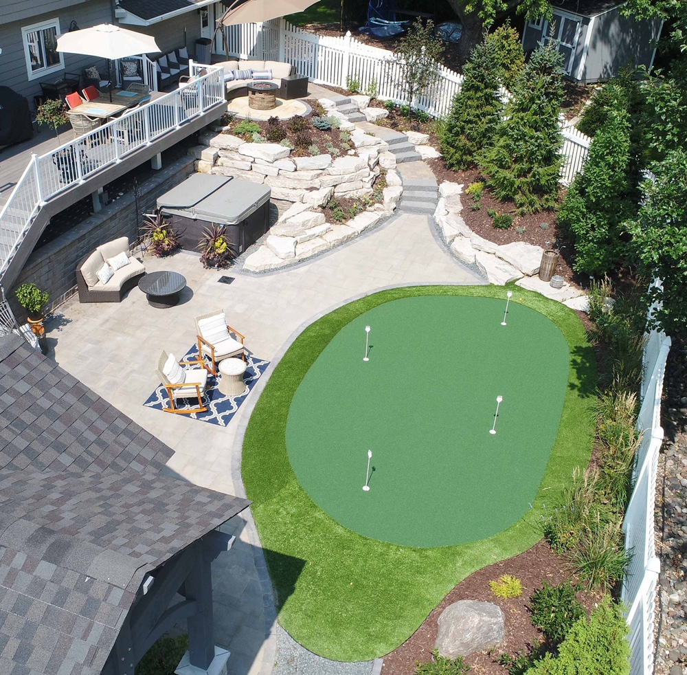 Edina MN Project - Michelangelo Putting Greens, Minneapolis